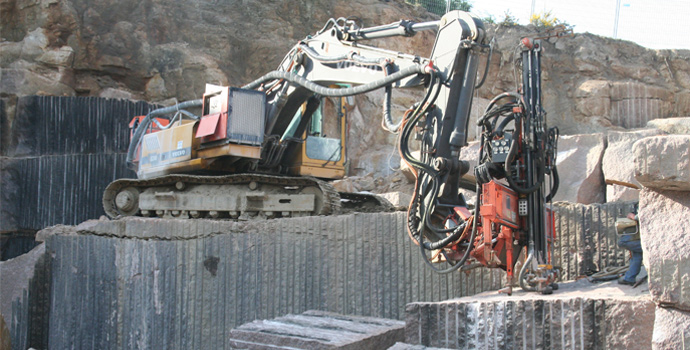 extraction du granit générale du granit